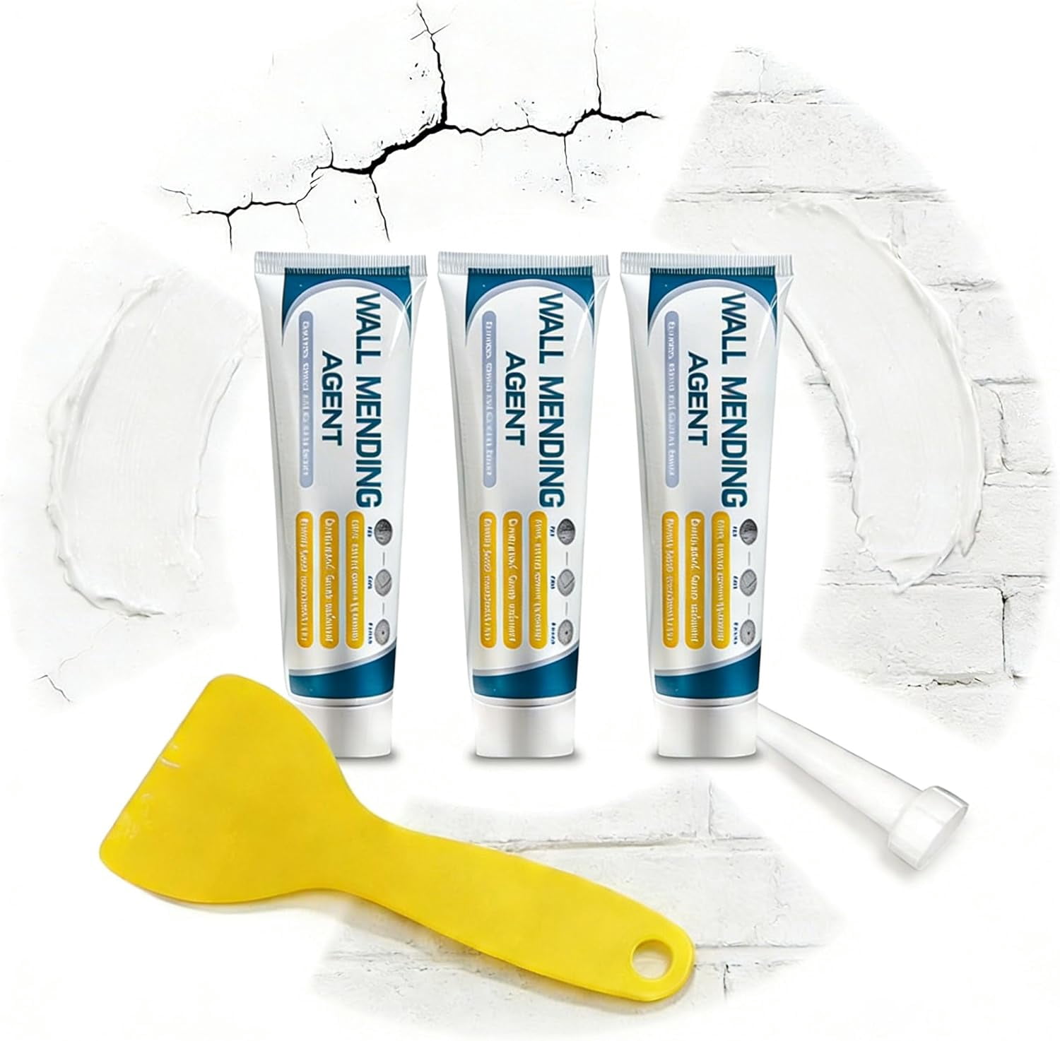Efficient Drywall Repair Kit with Scraper, Wall Mending Agent, Wall ...