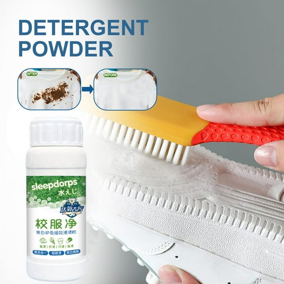 Efficient Easy Clean Detergent Powder Active Detergent Powder Quick And Easy Dirt Stains Removal For Clothes Shoes 100g
