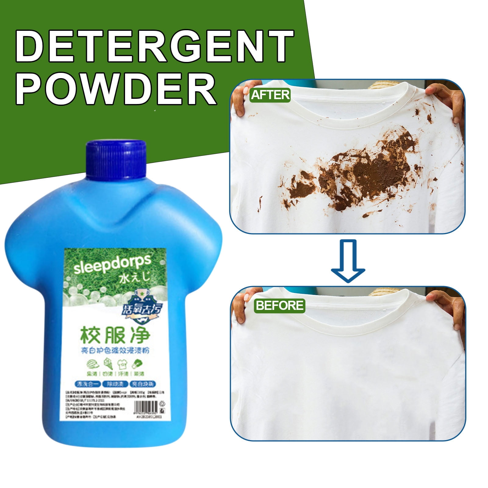 Efficient Easy Clean Detergent Powder Active Detergent Powder Quick And