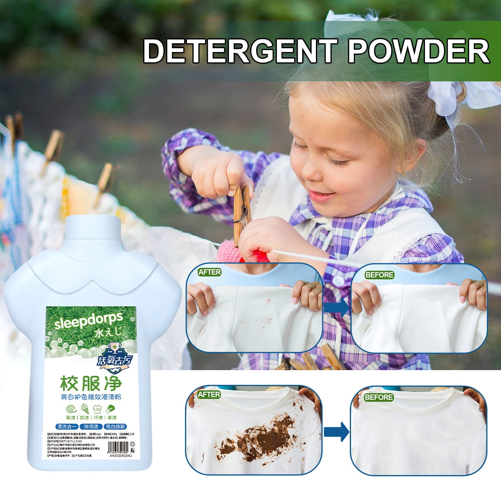 Efficient Easy Clean Detergent Powder Active Detergent Powder Quick And