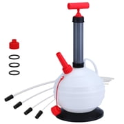 Efficient Fluid Transfer Manual Oil Extractor Pump - 6L Capacity, 3.2FT Main Hose, Four Replacement Tubes 3.8/6.1/8.2/9.8mm - for Cars, Marine, Lawn Mowers - US Market Only