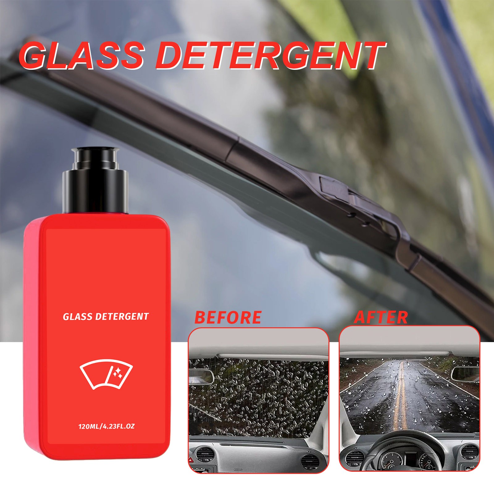Efficient Glass Oil Remover Water Stains For All Car Protectant