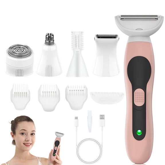 Efficient Grooming Machine Set Hair Removal Tool Hair Depilator ABS Texture Nose Hair Trimmer Suitable for Full Body Use
