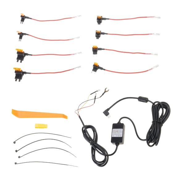 Efficient Hardwire Set For DashCams With USB Power Port Enhances Parking Surveillances Features Power Cord