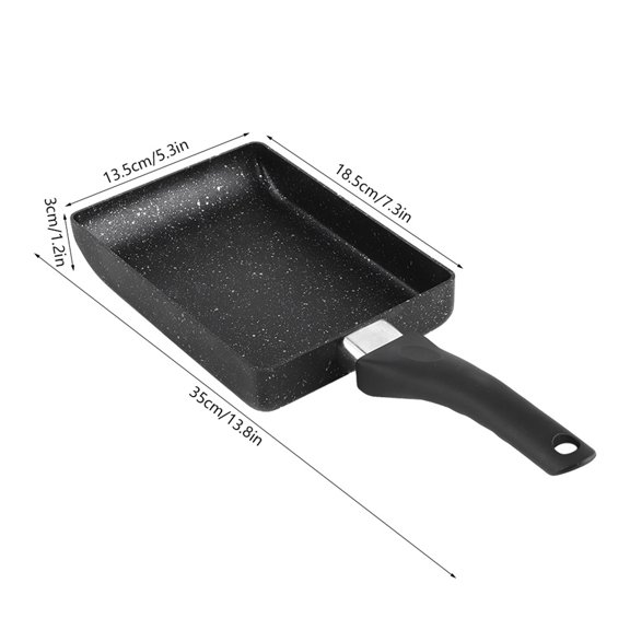 Efficient Heat Pan for Frying, Boiling  Steaming, Non,Stick Surface  Comfortable Plastic Handle