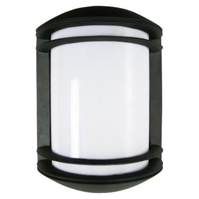 Efficient Lighting EL-159-109E26LED-B BLK Exterior Wall Mount Lighting Fixture Energy Star Qualified