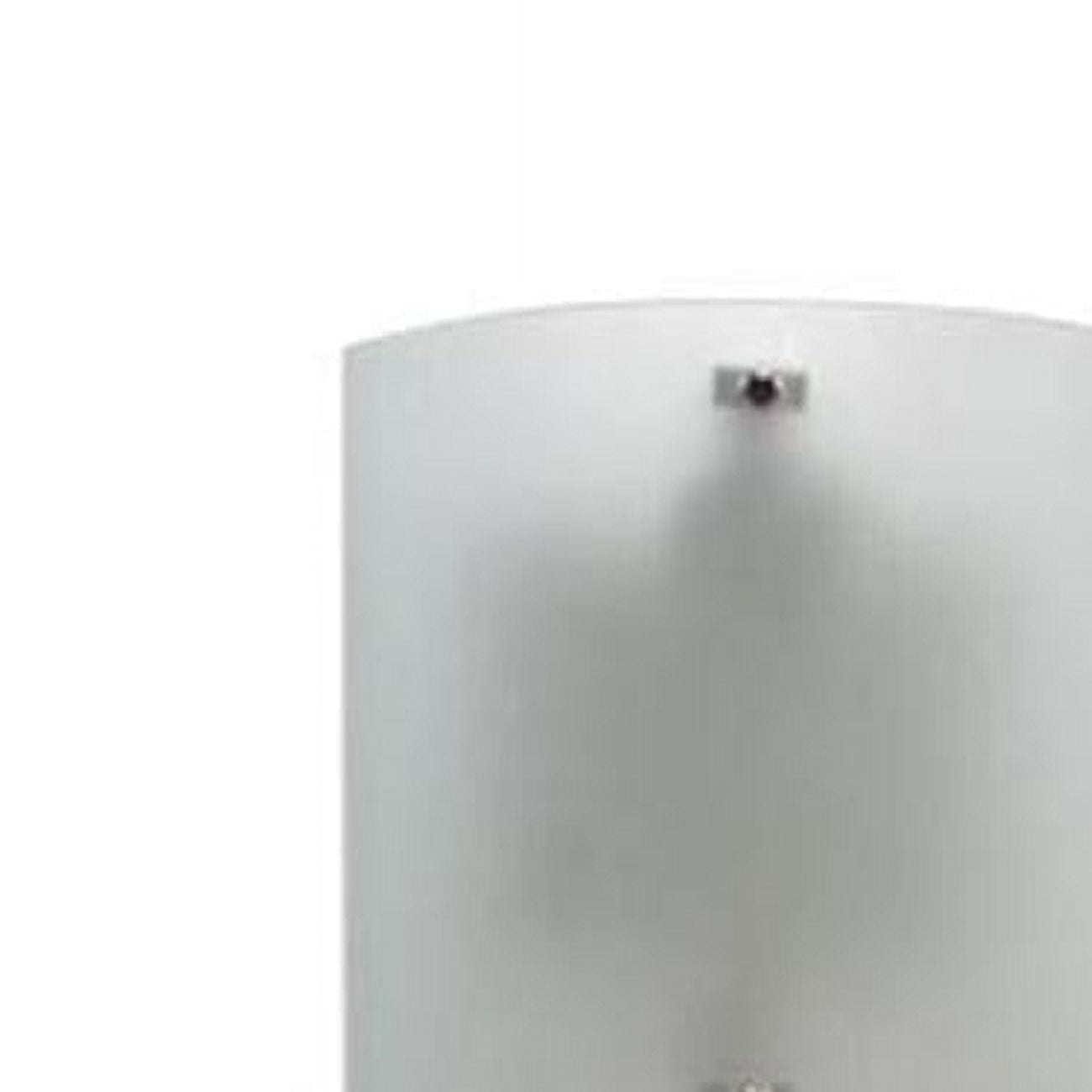Efficient Lighting EL-320-123 Contemporary Wall Sconce Brushed Nickel Finish with Frosted Glass Energy Star Qualified