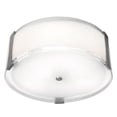 thumbnail image 1 of Efficient Lighting EL-814 Modern 3-Light 30W Integrated LED Interior Ceiling Mount, Brushed Nickel, 1 of 1