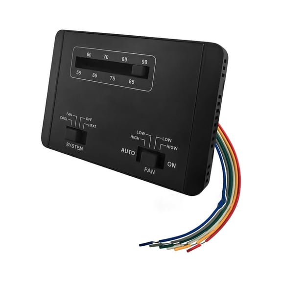 Efficient Motorhomes Temperature Control Thermostat Single Stage Heat Cool Functionality For Air Conditioners