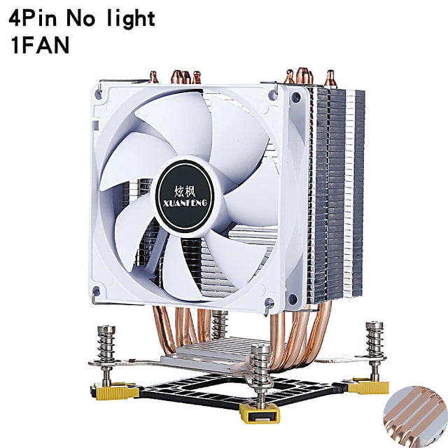 Efficient PC Cooling Fan 2/4/6 Heat Pipe CPU Cooler Processor ...