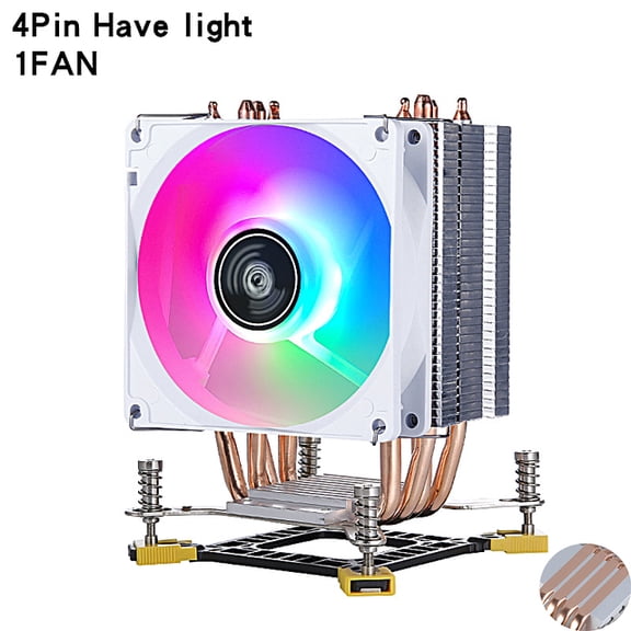 Efficient PC Cooling Fan 2/4/6 Heat Pipe CPU Cooler Processor Installing LGA775 115x 1200 1700 1366 1356 i3 i5 i7 PWM Air-cooled