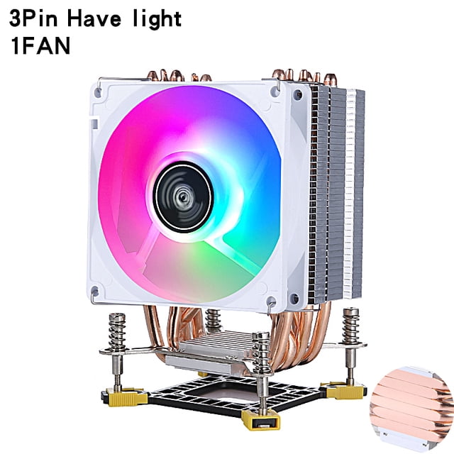 Efficient PC Cooling Fan 2/4/6 Heat Pipe CPU Cooler Processor ...
