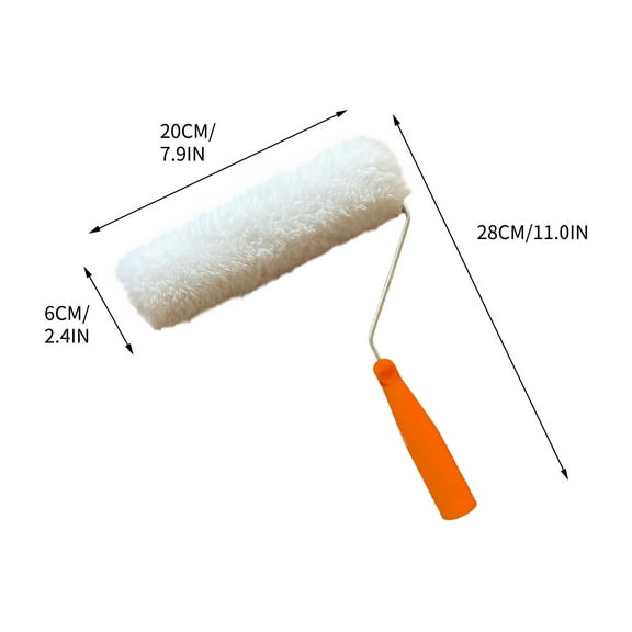 Efficient Paint Roller Brush for Versatile Painting on Walls, Ceilings, and Furniture – Ergonomic Comfort Grip, Easy to Clean