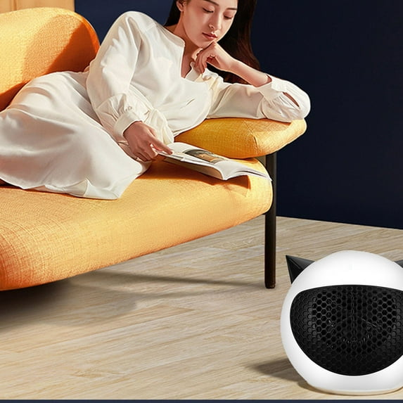 Efficient Portable Desktop Heater Compact Personal Warming For Home Use With Hot Air Circulation