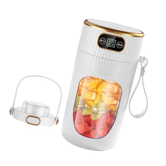 Efficient Portable Juicer Cup with 2600mAh LED Digital Display juices Maker for Students and Busy Professionals
