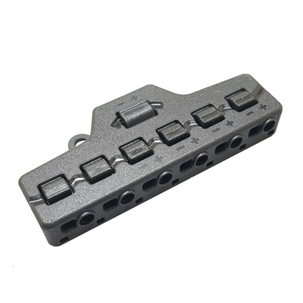 Efficient Power Distribution Connector with 1 Inputs & 6 Outputs LED ...
