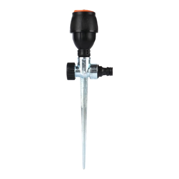 Efficient Precise 360- Rotating Gear Drive Sprinkler for Automatic Watering System in Yard Garden Farm Crop Field Vegetable Irrigation Supplies with Metal Base Heavy Duty