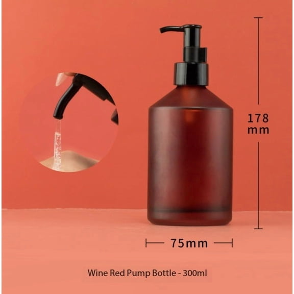 Efficient Press Glass Dispensing Bottle for Kitchen Cleaning - Easy Control & Stylish Design