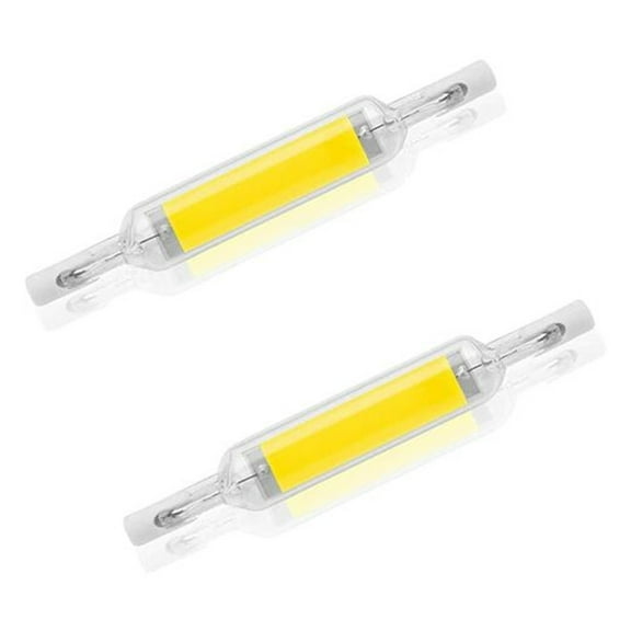 Efficient R7S LED Bulb, Cool White 6000-6500K Dimmable Double Ended T3 Light, Energy Saving & No Flicker, Long Life 360 Beam Angle for Special Lighting & Security
