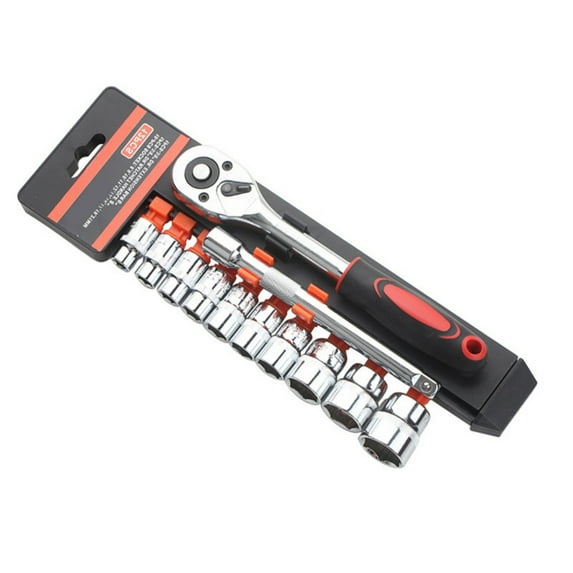Efficient Ratchets Socket Wrench Set 3/8 & 1/4 Drive Repair Tool Ideal For Tight Space And Various Repair Tasks