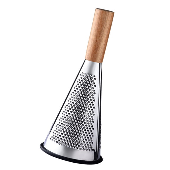Efficient Rusts Resistant Stainless Steels Grater Cone Shaped Cheese Shaver with Handle Kitchen Gadget