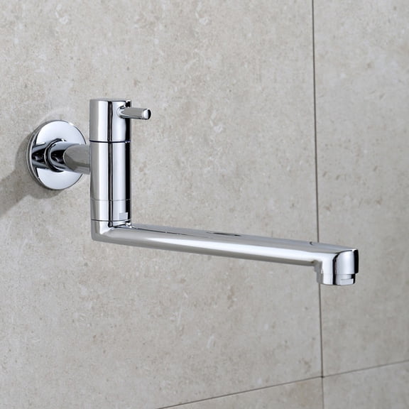 Efficient Single Handle Wall Mounted Cold Water Tap For Modern Kitchens 25Cm