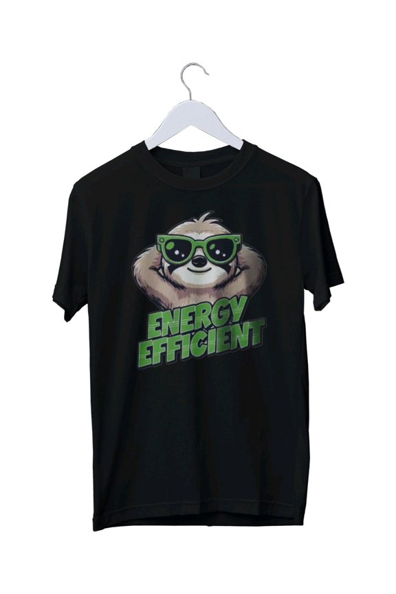 Efficient Sloth Graphic Print Mens Unisex T-Shirt S M L XL 2 3 4 XL