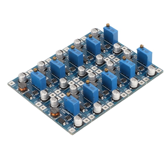 Efficient Small DC to DC Step Up Module Micro Boost Board Adjustable 2-24V to 3-28V Output 2A 10 Pack