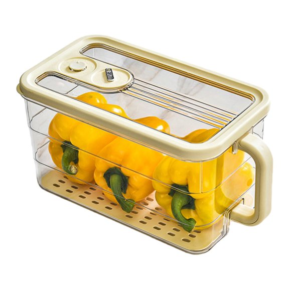 Efficient Space Saving Kitchen Storage Container For Vegetables Bread Portable Design Leak Proof Stackable Essential