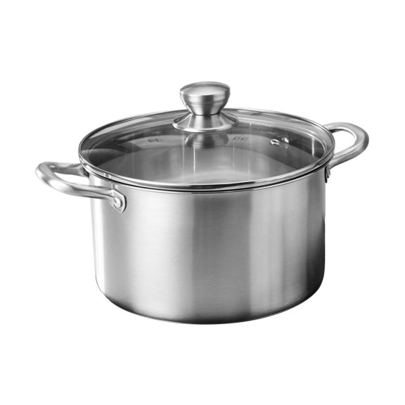 Efficient Steel Soup Pots Cookware Set Functional and Practical Cooker Pots Stockpots for Boiling Noodles