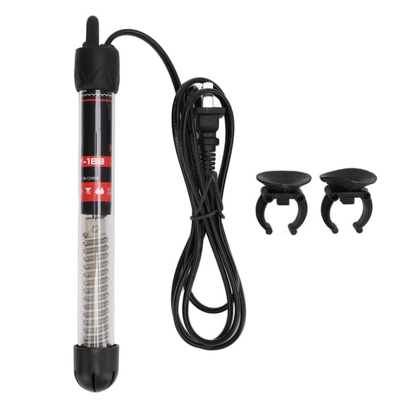 Efficient Submersible Heater For Aquariums, Easy Installation  Precise Temperature Regulation