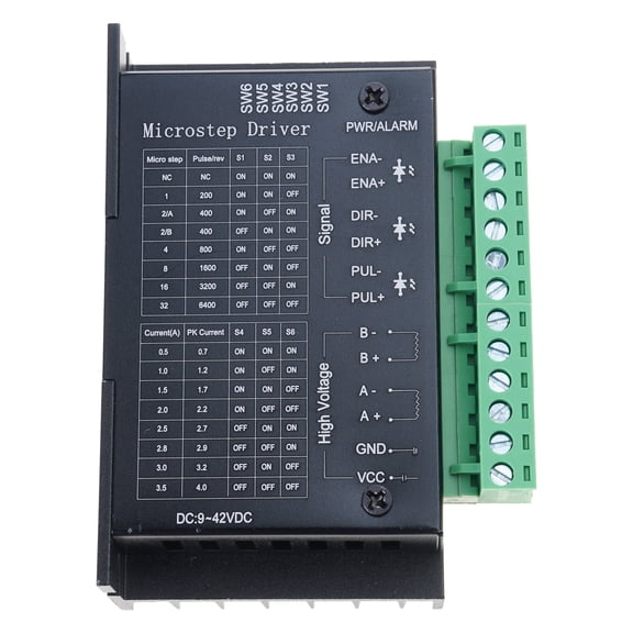 Efficient TB6600 Stepper Motor Driver for 17, 23 Series Motors with Strong AntiInterference Capability Low