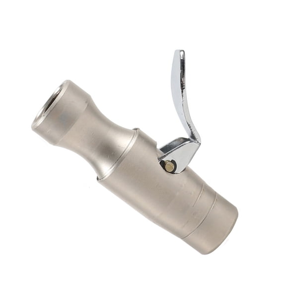 Efficient Tire Inflator Chuck with Locking Mechanism Brass Air Chuck Attachment Convenient Close Air Chuck
