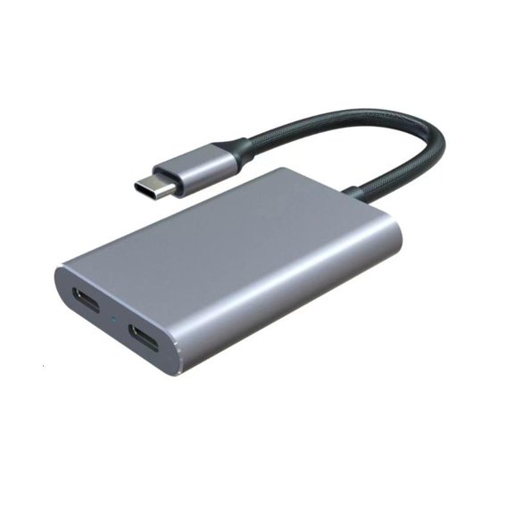 Efficient USB C to C Charging Hub Stable 4K Video Output 100W Fast Charging