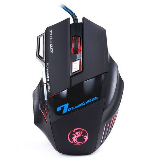 Efficient USB Wired Gaming for PC and Laptop with 32 DPI Optical Sensor and LED