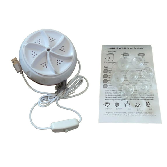 Efficient Washing Machine Small Washer Small Laundry Machine Laundry Bucket Washing Machine for Camping and Home Use