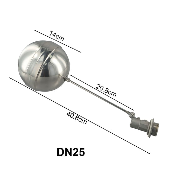 Efficient Water Control Automatic Water Level Controller Ball Water Tank Valve Anti-Static Ignition Automatic Blocking Dn25 Smile Home