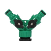Efficient Water Divider Garden Hose Splitter Garden Tap Y-Type Watering Connector Distributor for Outdoor Faucet