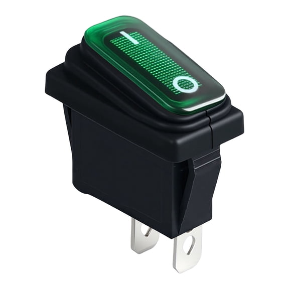 Efficient Waterproof Device Toggle Switches 2 Pin Plastic & Brass Switches Electrical Control Switches for Secure Installation
