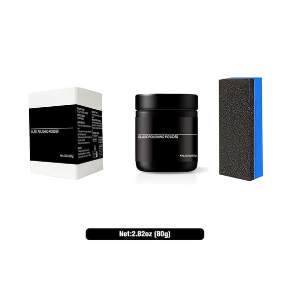 Efficient Windshield Oil Film Cleaning Powder for Clear Visibility - Easy Spray and Wipe Solution for Car Glass