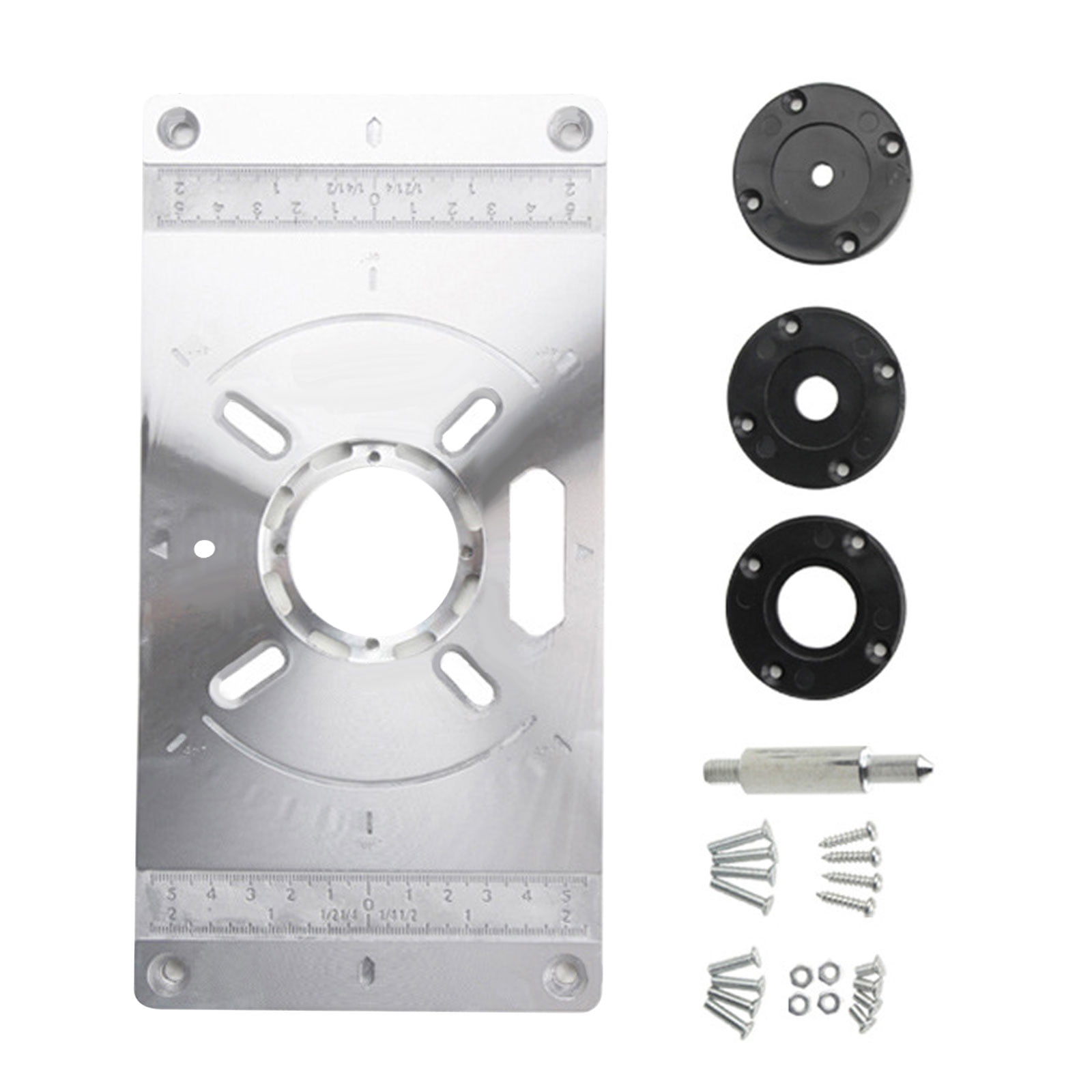 Efficient Woodworking Router Table Insert Plate For Trimming Milling Tasks Home Workshops and Studios Easy Installation
