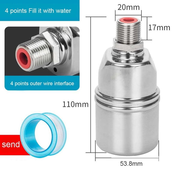 Efficient and Reliable Fully Automatic Float Valve for Water Tank/Pools