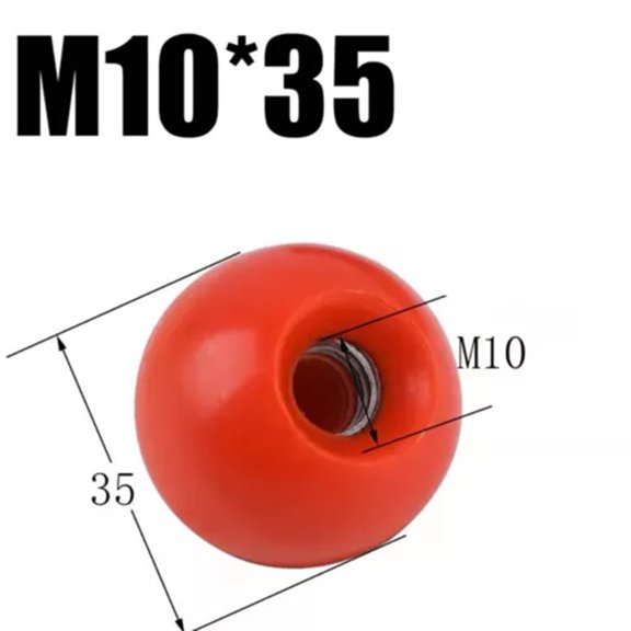Efficient and Versatile Machine Tool Handle Ball Nut for Various Industries M10-35 Iron Red