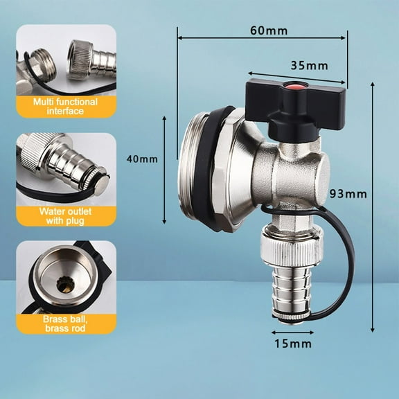 Efficiently Designed Brass Underfloor Heating Distributor Valve G1 1/4 DN32