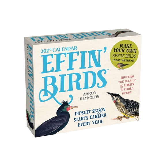 Effin' Birds 2027 Day-To-Day Calendar, (Paperback)