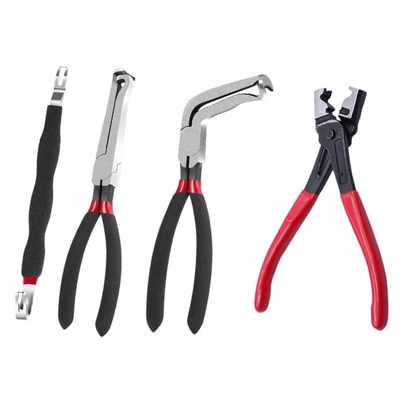 Effortless 4PC Electrical Disconnect Pliers For Automotive Connections