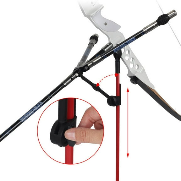 Effortless Assembly Bow Stand With Adjustable Balance Bar Ensures Bow Stability Blue Fangkenuo