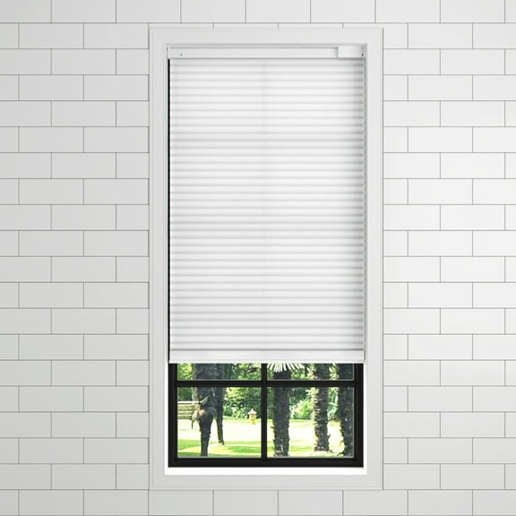 Effortless Daylight Management: Solar Powered Motorized Cellular Shades for Your Windows White 46 x 72