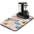 thumbnail image 1 of Effortless Dish Drying Coffee Mat (19.5x12in) - Absorbent, Non-Slip, Rubber-Backed Pad for Kitchen Counters - Stain-Hiding, Coffee Drying Mat Diatom Mud Design - Ideal for Dish Racks & Coffee Makers, 1 of 7