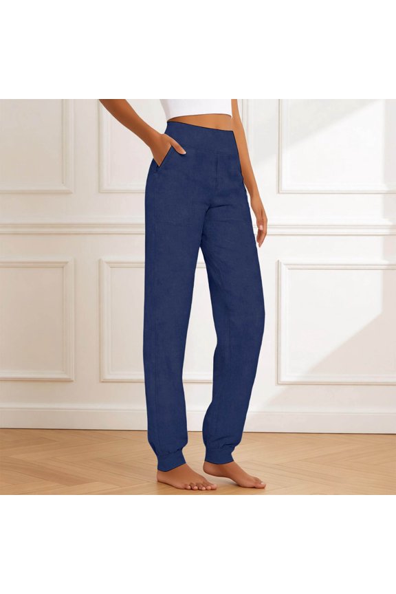 Effortless Everyday Casual Pants for Women Featuring Relaxed Fit and Easy Care Comfort All Day Wear Women's Lounge Pants, Cozy Wide Leg Lounge weatpant Workout Comfy Jogger